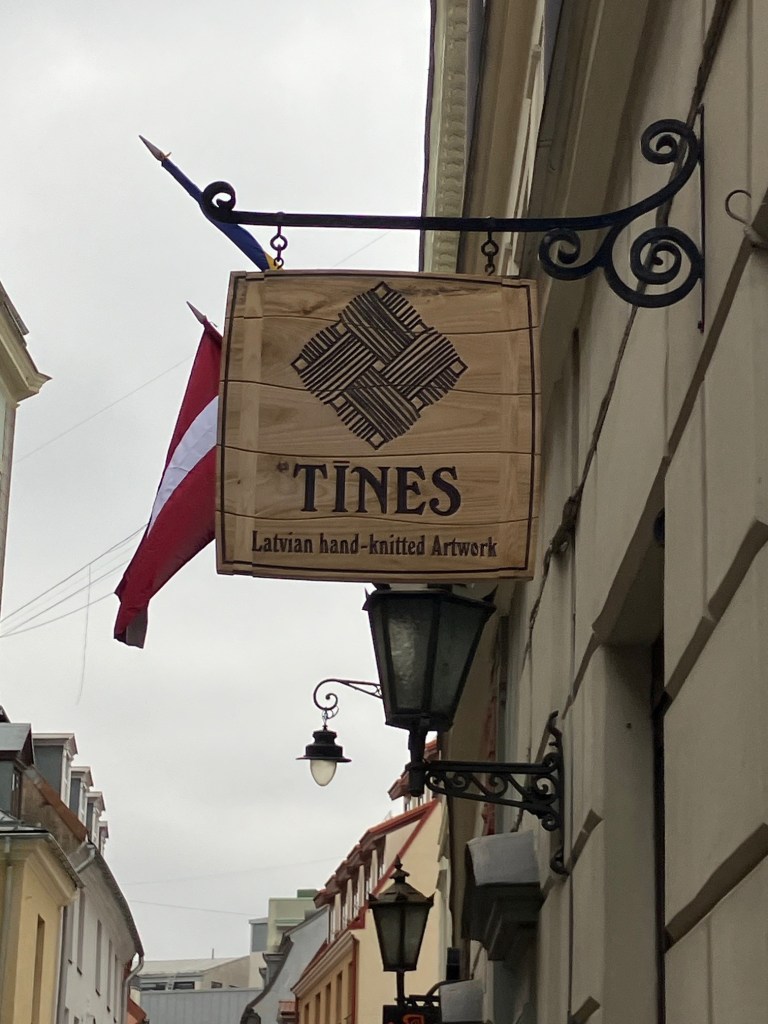 Shop sign. 
